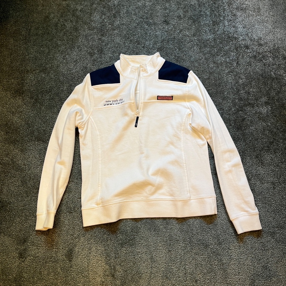 Vineyard Vines women's shep shirt quarter zip size M